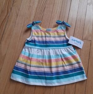 Carter's Multicolor Striped Tank Dress